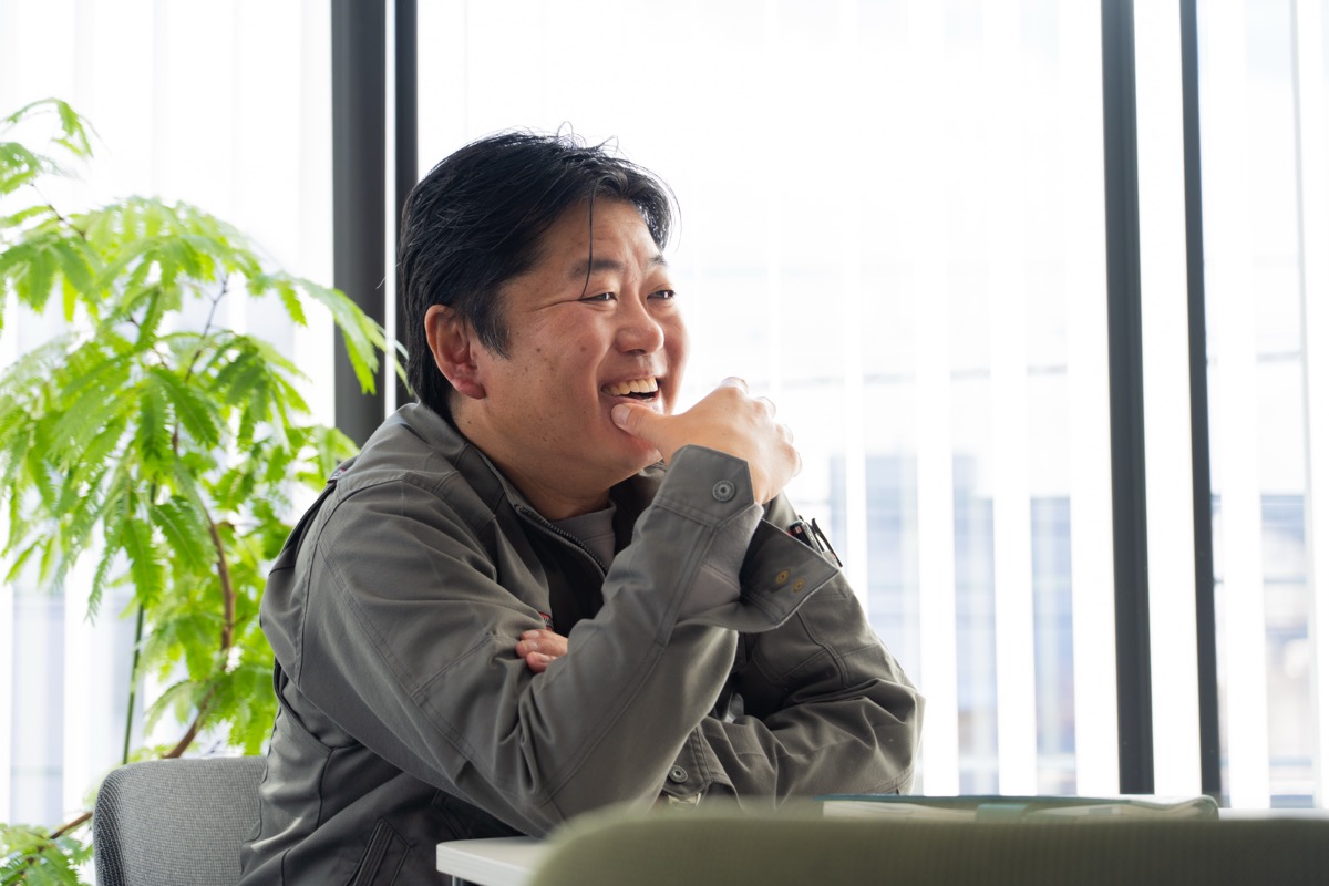 笑顔のスタッフ